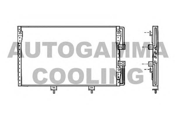 Конденсатор, кондиционер AUTOGAMMA 102805