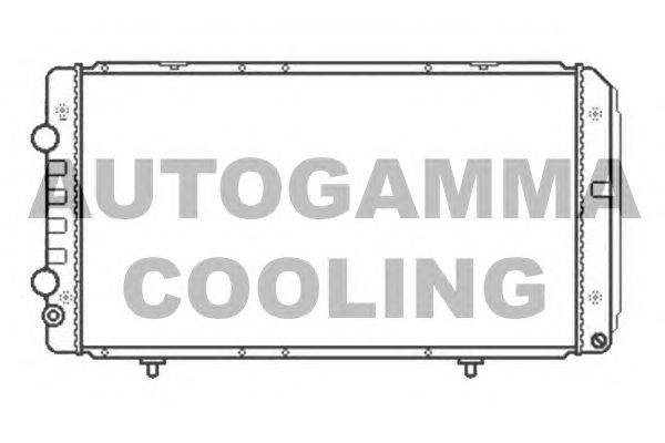 Радиатор, охлаждение двигателя AUTOGAMMA 102901