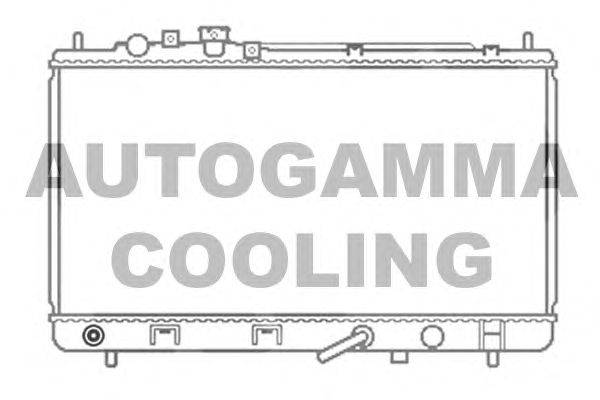 Радиатор, охлаждение двигателя AUTOGAMMA 103057