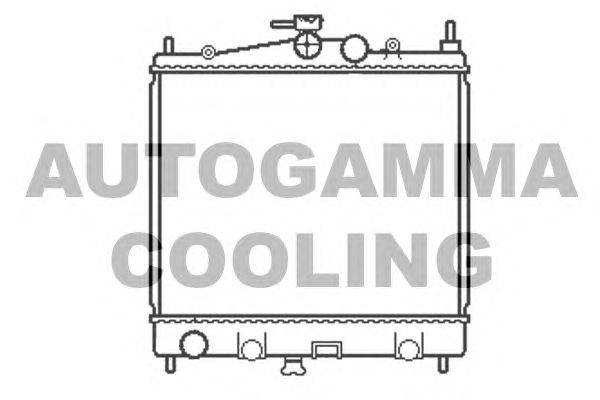 Радиатор, охлаждение двигателя AUTOGAMMA 103382