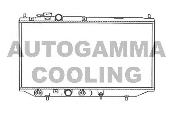 Радиатор, охлаждение двигателя AUTOGAMMA 103403
