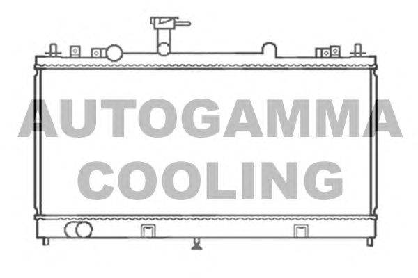 Радиатор, охлаждение двигателя AUTOGAMMA 103440