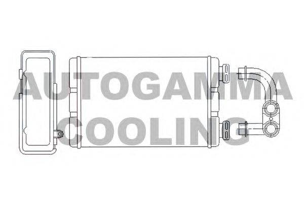 Теплообменник, отопление салона AUTOGAMMA 103895