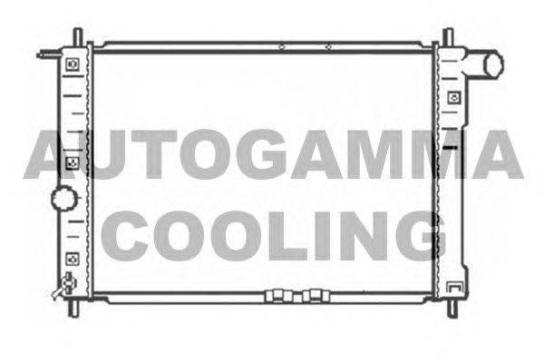 Радиатор, охлаждение двигателя AUTOGAMMA 104059