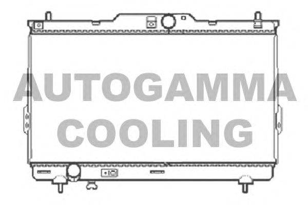Радиатор, охлаждение двигателя AUTOGAMMA 104073