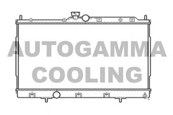 Радиатор, охлаждение двигателя AUTOGAMMA 104605