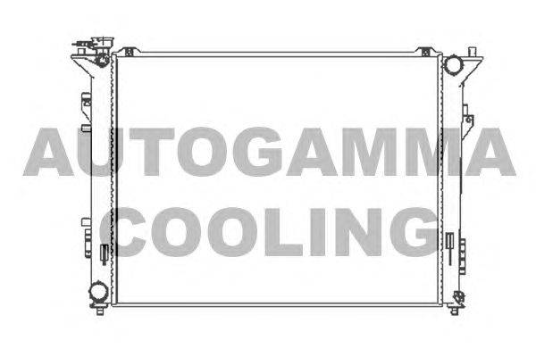 Радиатор, охлаждение двигателя AUTOGAMMA 104833