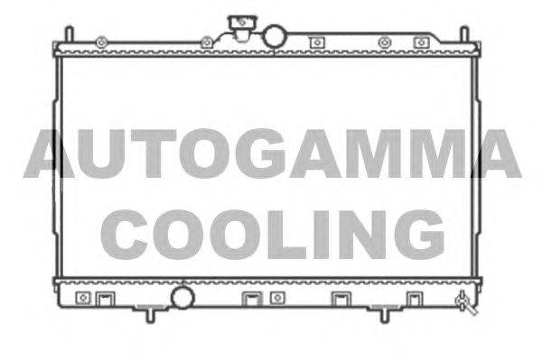 Радиатор, охлаждение двигателя AUTOGAMMA 105051