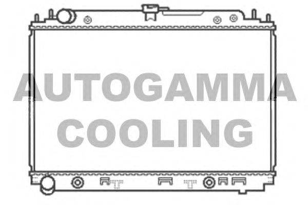 Радиатор, охлаждение двигателя AUTOGAMMA 105053