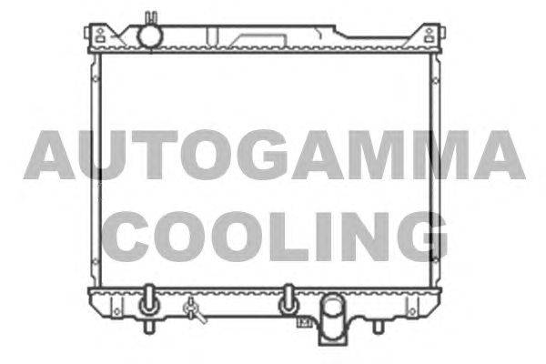Радиатор, охлаждение двигателя AUTOGAMMA 105057