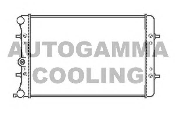 Радиатор, охлаждение двигателя AUTOGAMMA 105431