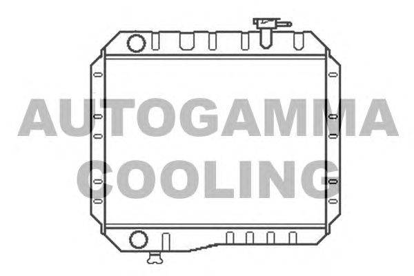 Радиатор, охлаждение двигателя AUTOGAMMA 105467