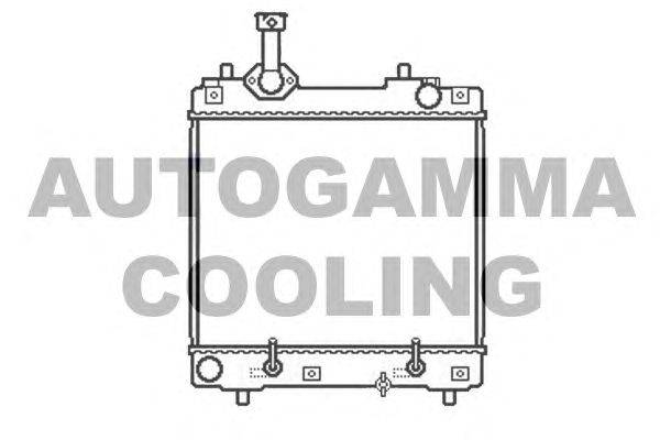 Радиатор, охлаждение двигателя AUTOGAMMA 105935