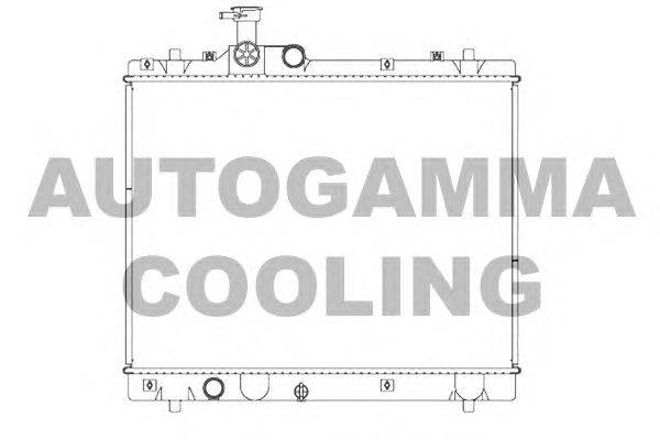 Радиатор, охлаждение двигателя AUTOGAMMA 107282