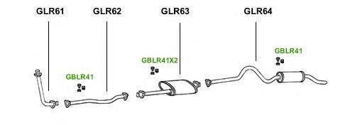 Система выпуска ОГ GT Exhaust 1046