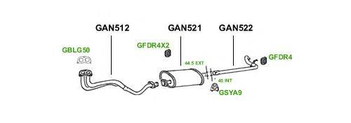 Система выпуска ОГ GT Exhaust 1082