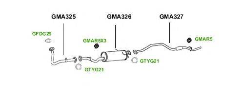 Система выпуска ОГ GT Exhaust 1100