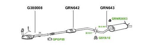 Система выпуска ОГ GT Exhaust 1856