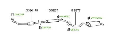 Система выпуска ОГ GT Exhaust 2136