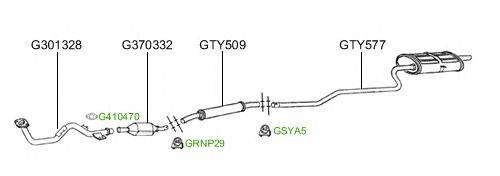 Система выпуска ОГ GT Exhaust 2274