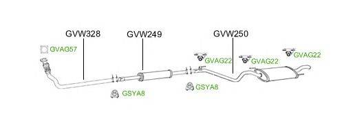 Система выпуска ОГ GT Exhaust 2773