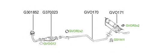 Система выпуска ОГ GT Exhaust 2960