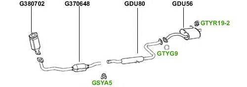 Система выпуска ОГ GT Exhaust 311