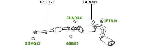 Система выпуска ОГ GT Exhaust 354