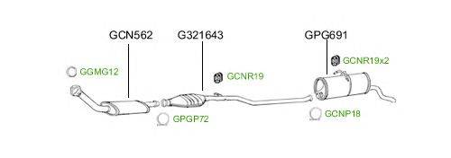 Система выпуска ОГ GT Exhaust 4890