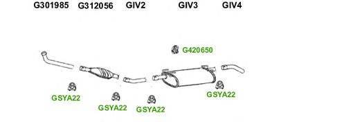 Система выпуска ОГ GT Exhaust 5687