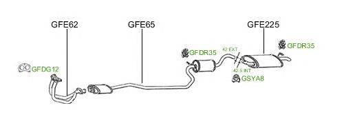 Система выпуска ОГ GT Exhaust 607