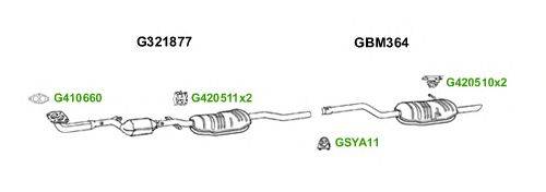 Система выпуска ОГ GT Exhaust 6120