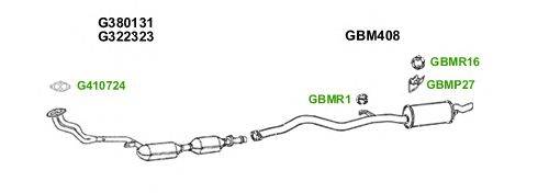 Система выпуска ОГ GT Exhaust 6141