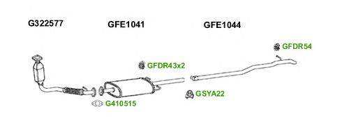 Система выпуска ОГ GT Exhaust 6384