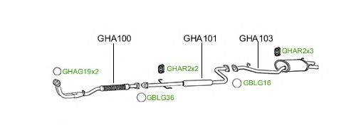 Система выпуска ОГ GT Exhaust 911