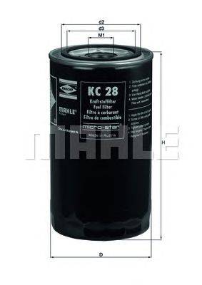 Топливный фильтр KNECHT KC 28