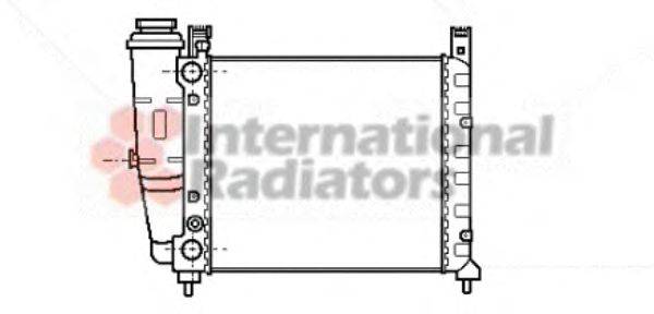 Радиатор, охлаждение двигателя VAN WEZEL 17002059