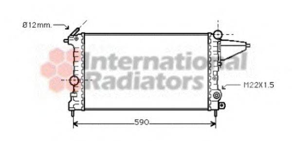 Радиатор, охлаждение двигателя 4SEASONS 121009