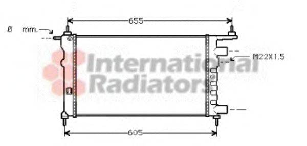Радиатор, охлаждение двигателя PAPE 14104