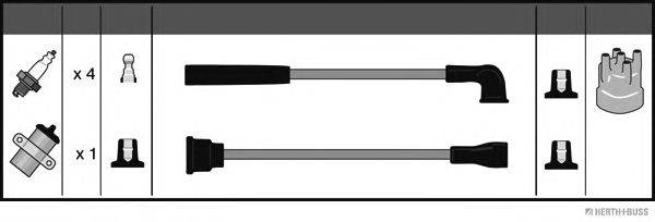 Комплект проводов зажигания HERTH+BUSS JAKOPARTS J5383034