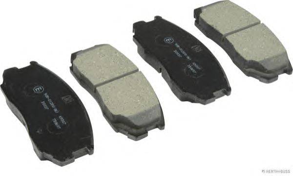 Комплект тормозных колодок, дисковый тормоз HERTH+BUSS JAKOPARTS J3606018