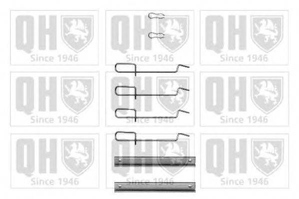 Комплектующие, колодки дискового тормоза QUINTON HAZELL BFK754