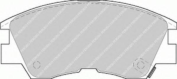 Комплект тормозных колодок, дисковый тормоз FERODO 21373
