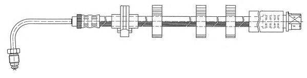 Тормозной шланг FERODO FHY2580
