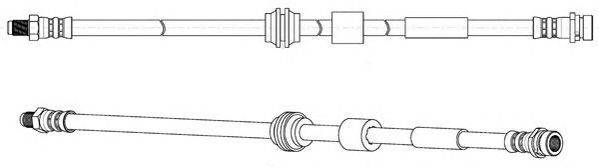 Тормозной шланг FERODO FHY2762