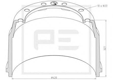 Тормозной барабан KÖGEL 88044