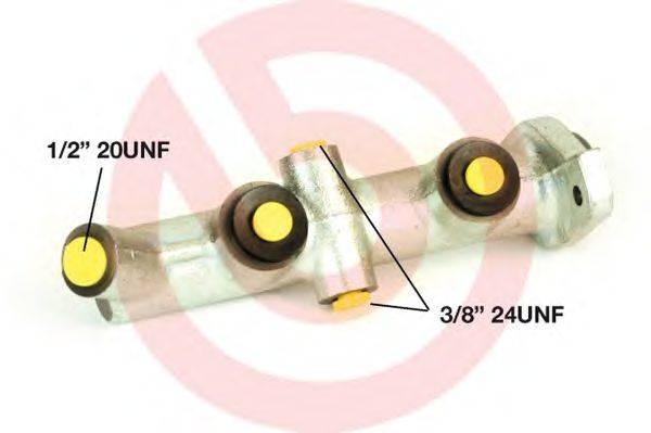 Главный тормозной цилиндр BREMBO M68067