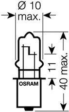 Лампа накаливания, основная фара OSRAM 64130