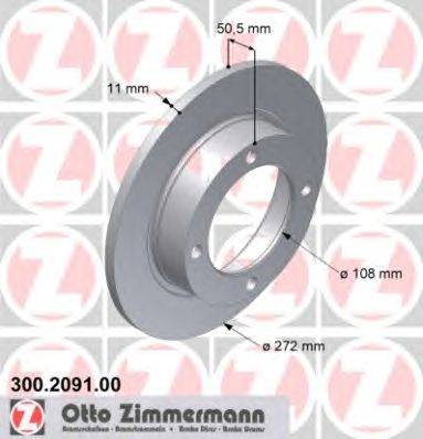 Тормозной диск ZIMMERMANN 300209100