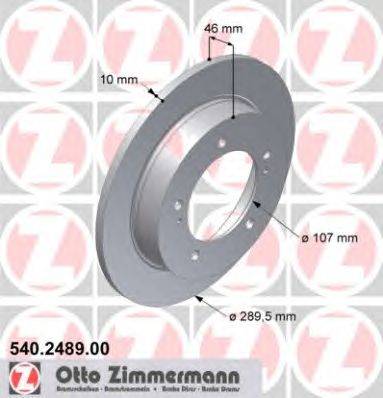 Тормозной диск ZIMMERMANN 540248900